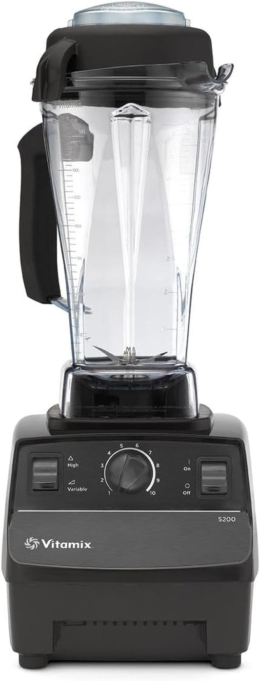 5200 Blender, Professional-Grade, Container, Self-Cleaning 64 Oz, Black/Grey